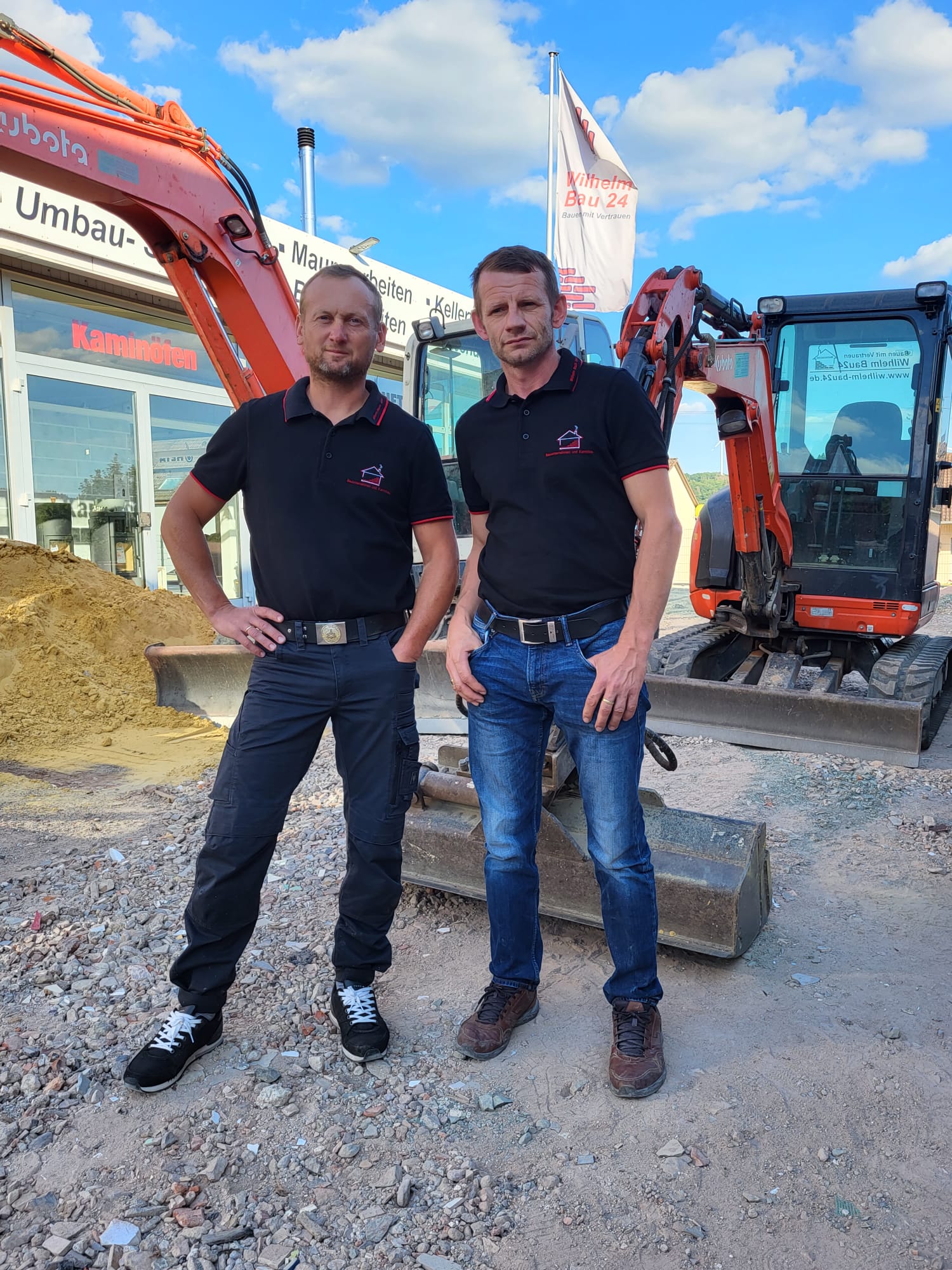 Geschäftsführer links Herr Merker rechts Herr Wilhelm